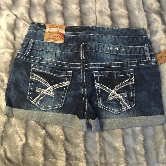 Brand New!! Amethyst High Rise Shorts! - Picture 2 of 2