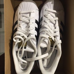 Adidas Superstars size 4.5