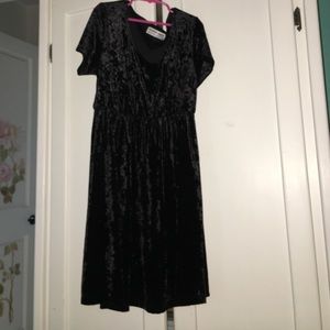 American apparel velvet dress
