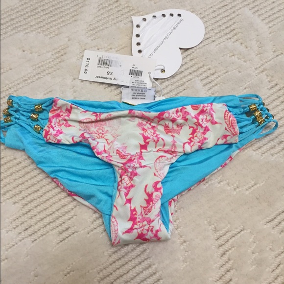 Beach Bunny Damascus Seas BOTTOM ONLY - Picture 2 of 4