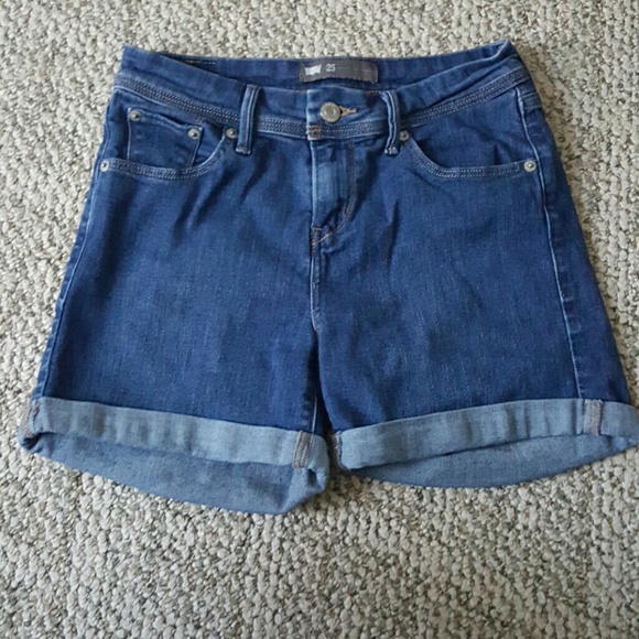 Denim shorts