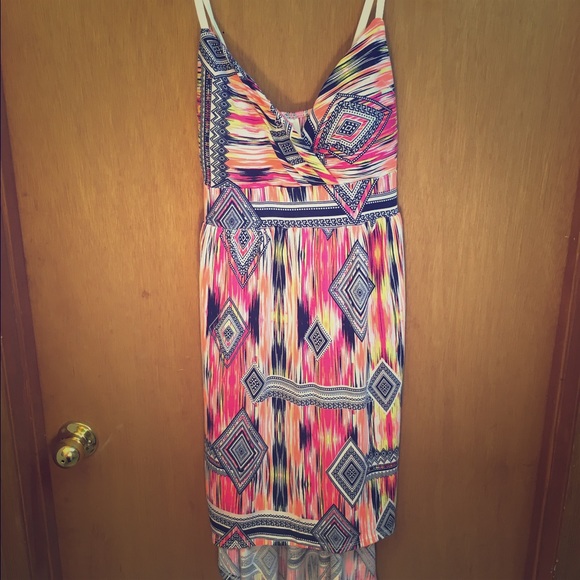 Tribal Neon Dress, perfect for summer!
