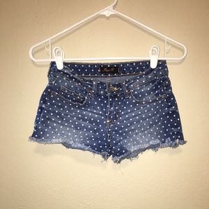 Polka dot shorts