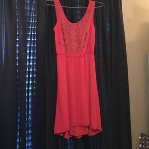 Orange Studded Dress