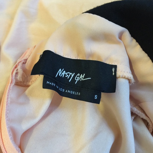 SOLD IN BUNDLE Nasty Gal Black & Rose Skater Dress - Picture 4 of 4