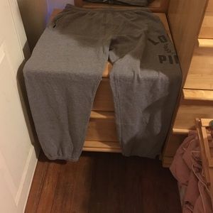 Victoria's Secret PINK, grey campus pants