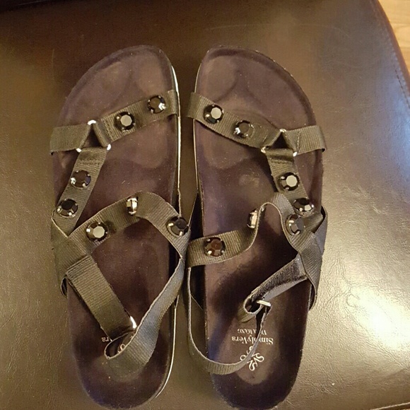 Beach sandals with a kick!!