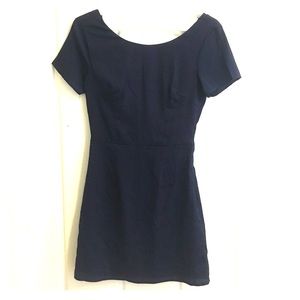 Navy blue mini dress