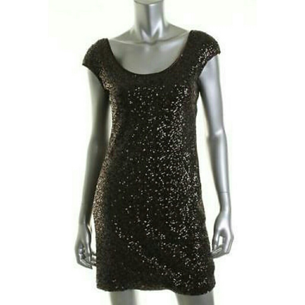 Brown MUSE Sequin dress