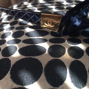 Chanel blue sunglasses