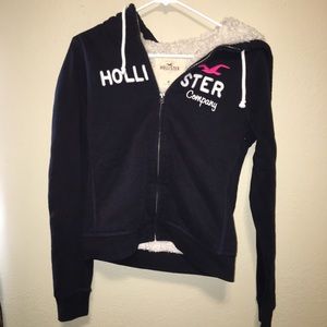 Hollister zip up hoodie