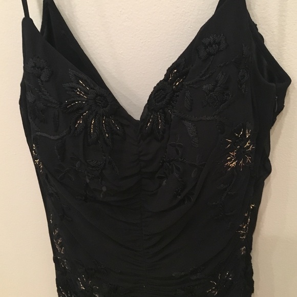 Sexy silk Sue Wong Dress - Picture 2 of 4