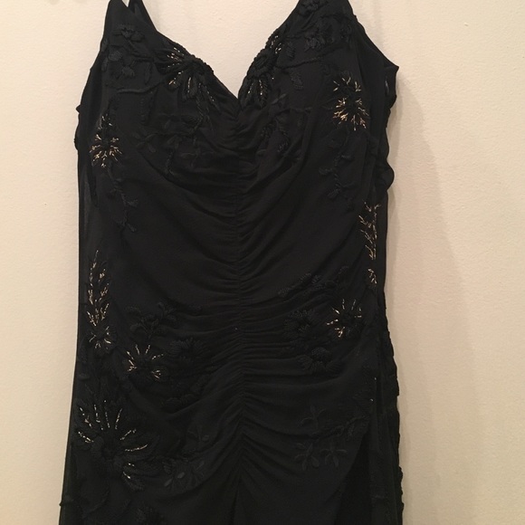 Sexy silk Sue Wong Dress - Picture 3 of 4