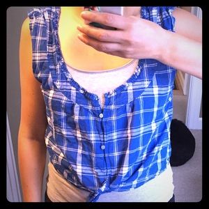 Sold-Abercrombie & Fitch crop blouse