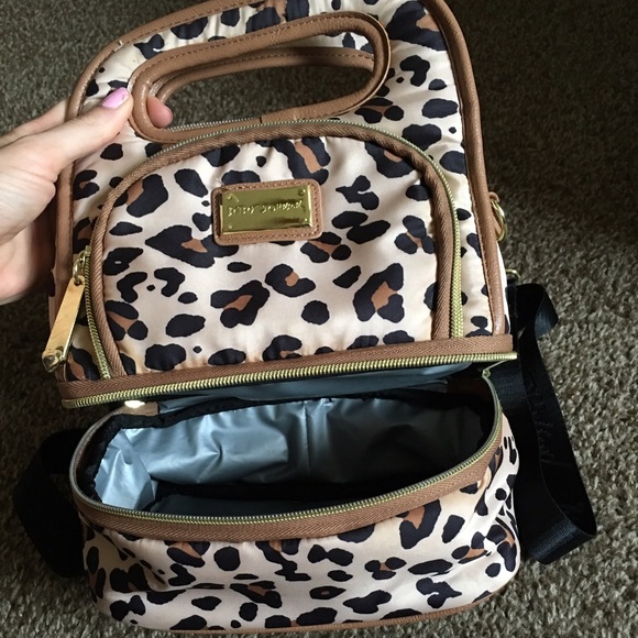 Cheetah lunch tote