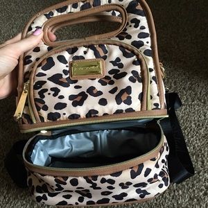 Cheetah lunch tote