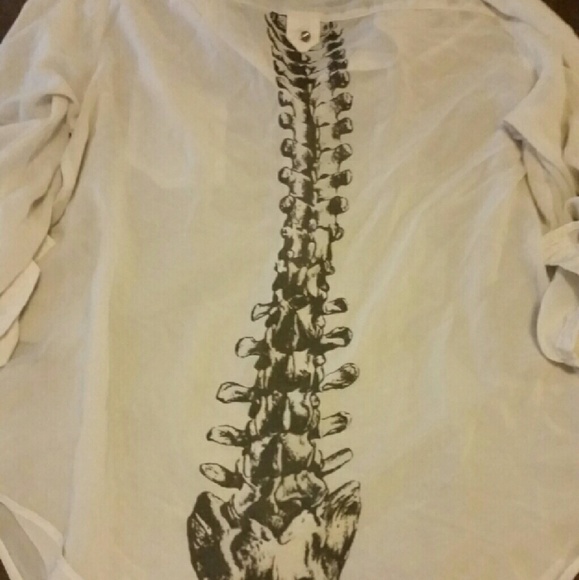 Sheer Vertebrae Tunic