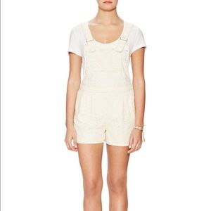 Brand New Renvy Lace Short Overalls