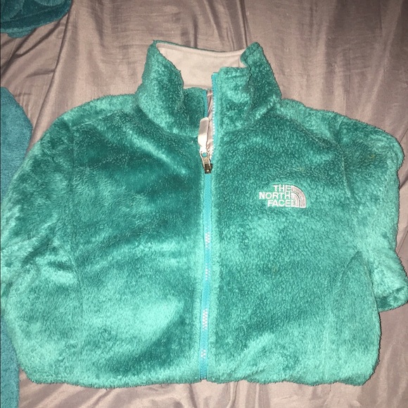 Teal NorthFace jacket
