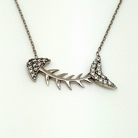 Jewelry - 925 Sterling Silver I love Fish