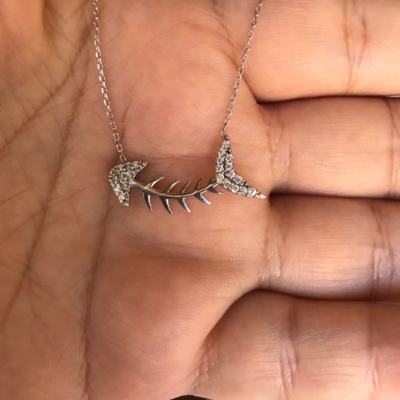 925 Sterling Silver I love Fish - Picture 4 of 4