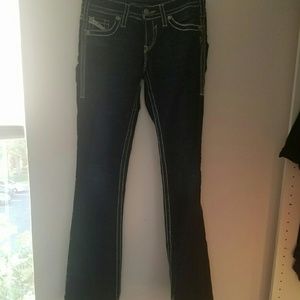 Perfect condition Silver boot cut jeans