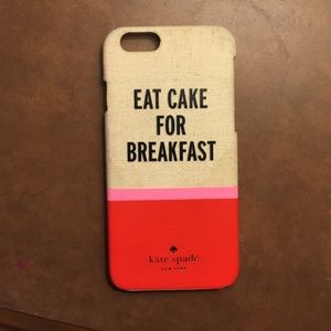 Kate Spade iPhone 6/6s Cake phone case