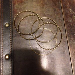 5 Gold Bangles