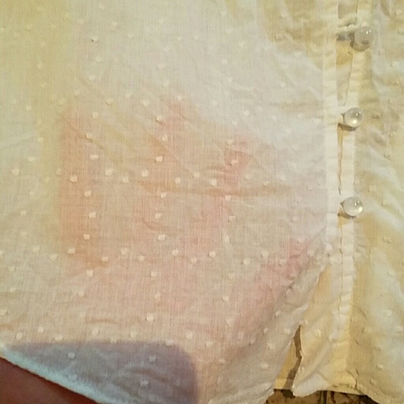 White Ruffle Collar Top - Picture 3 of 4