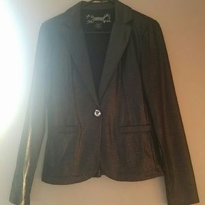 Metallic blazer