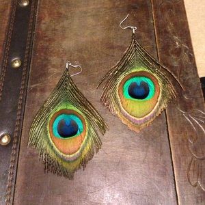 Peacock Earrings