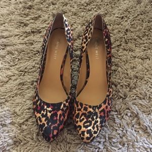 Nine West Leopard Print Heels