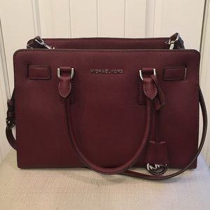 Michael Kors Dillon East West Leather Satchel Bag