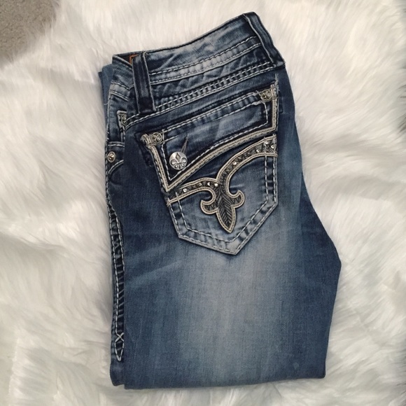 Rock revival jeans, size 27 long. Bootcut