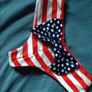 American flag bathing suit bottoms