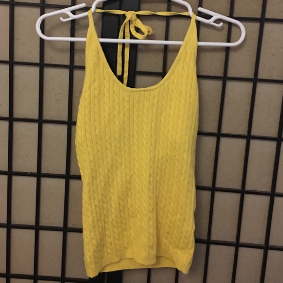 Yellow Gap halter top - Picture 1 of 2