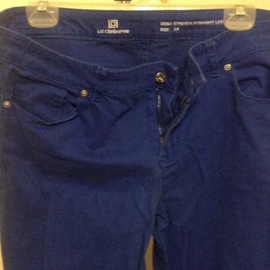 Liz stretch blue pant