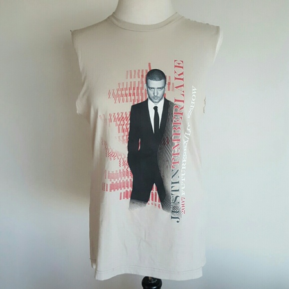JT Concert Tee 2007 graphic tshirt