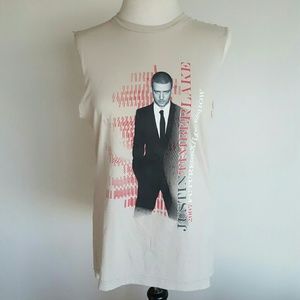 JT Concert Tee 2007 graphic tshirt