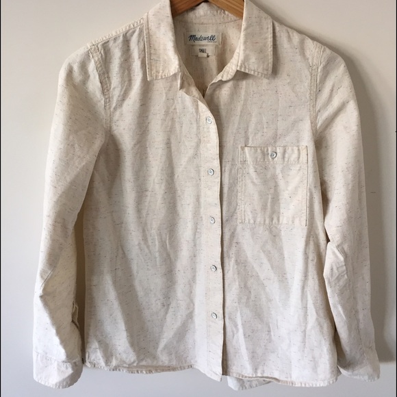Madewell Color Fleck Button Down Woven Workshirt