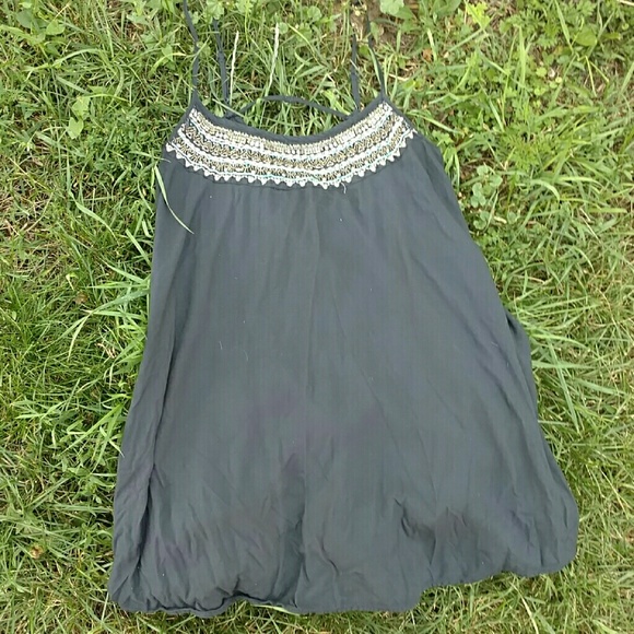 American Eagle beaded flow dress