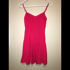 Fuchsia baby doll dress