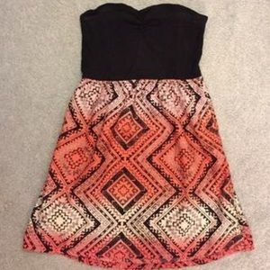 Roxy strapless dress