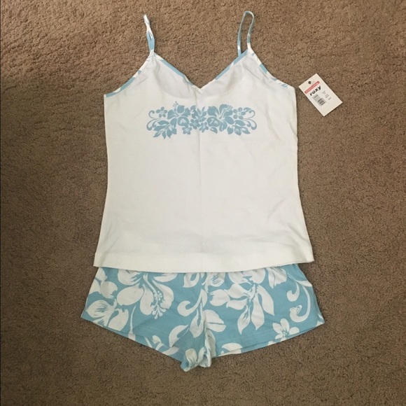 NWT Roxy PJ set...top is L bottom is S