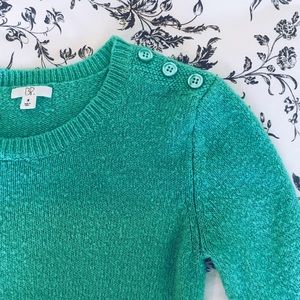 Nordstrom BP Teal Cropped Sweater
