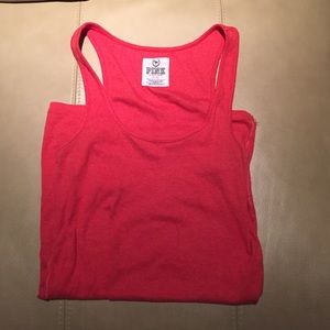 Victoria's Secret PINK Red Tank Top, Medium