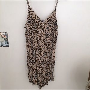 H&M Leopard Print Romper