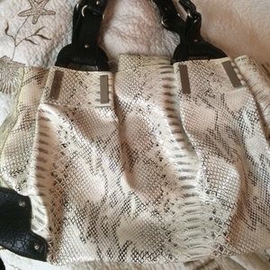 Jessica Simpson snakeskin bag