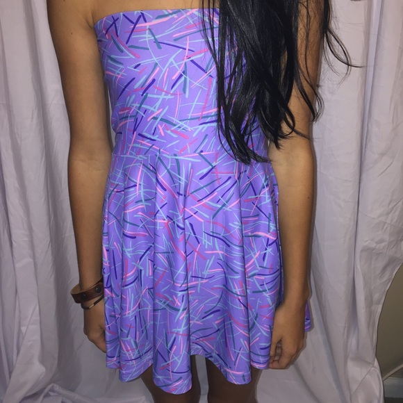 American Apparel Purple Nylon Skirt/Dress Sz M