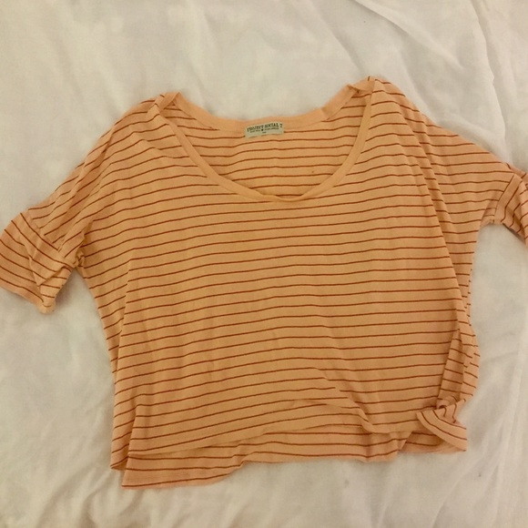 Urban Outfitters striped crop top